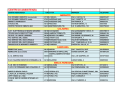 centri di assistenza