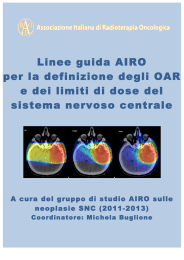 linee guida snc 2 OAR - AIRO associazione italiana radioterapia