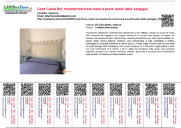 Casa Costa Rei, incantevole vista mare a pochi passi