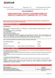 conto genius teen - deposito a risparmio nominativo riservato a