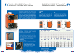 Scheda tecnica caldaie fiamma inversa OSA