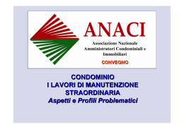 Spese straordinarie in condominio