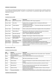 SEMINARI E GRAND ROUND Tra le finalità e gli obiettivi del