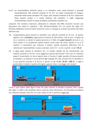 ex 01. Un automobilista distratto passa a un - e