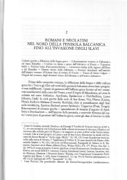 2 romani e neolatini nel nord della penisola balcanica fino all