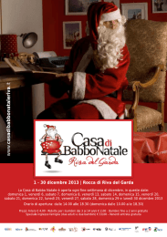 volantino casa di babbo natale