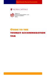 guide to the tourist accommodation tax