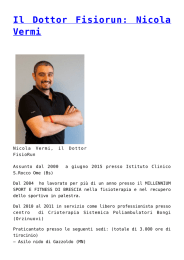 Il Dottor Fisiorun: Nicola Vermi