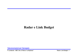 a) radar - InfoCom