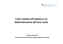 valore fiscalmente riconosciuto, ammortamento e oneri pluriennali