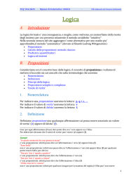 Logica - RIPasso di MATematica