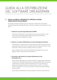 GUIDA ALLA DISTRIBUZIONE DEL SOFTWARE DREAMSPARK