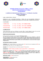 2016 CAMPIONATO FOSSA OLIMPICA