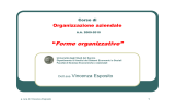 “Forme organizzative” - Facoltà di Scienze Economiche ed Aziendali