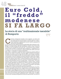 Euro Cold, il “freddo” modenese SI FA LARGO