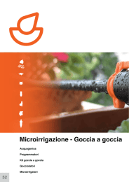 Microirrigazione - Goccia a goccia - GF