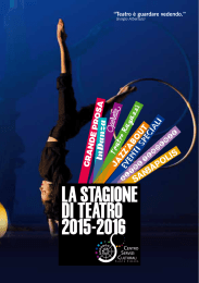 “Teatro è guardare vedendo.” - Il Centro Servizi Culturali Santa Chiara
