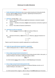 Schema studio funzione