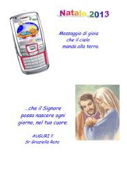 …che il Signore possa nascere ogni giorno, nel tuo cuore.