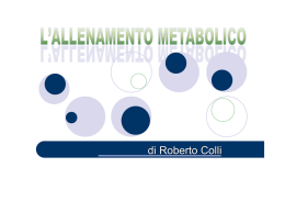 L`allenamento metabolico