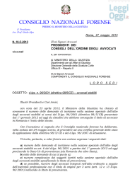 CONSIGLIO NAZIONALE FORENSE