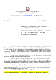 La presente circolare annulla e sostituisce la precedente pari