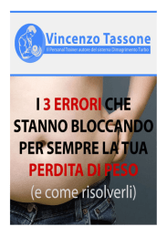 errore n°1 - Vincenzo Tassone Personal Trainer