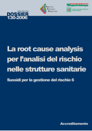 La root cause analysis per l`analisi del rischio nelle