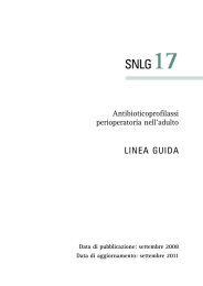 Antibioticoprofilassi perioperatoria nell`adulto
