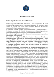 I Prodotti GEMATRIA La tecnologia di attivazione al laser di