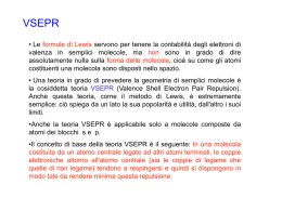 • Le formule di Lewis servono per tenere la contabilità degli elettroni