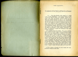 Il commento di Karl Barth sull`Epistola ai Romani