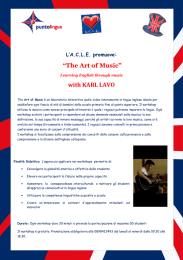 “The Art of “The Art of Music” with KARL LAVO