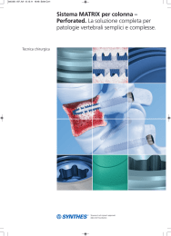 Sistema MATRIX per colonna – Perforated. La soluzione completa