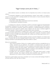 “Oggi il tempo scorre più in fretta...”