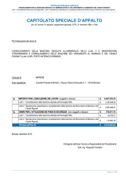 capitolato speciale d`appalto