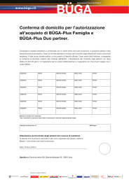 Conferma di domicilio per l`autorizzazione all`acquisto di BÜGA