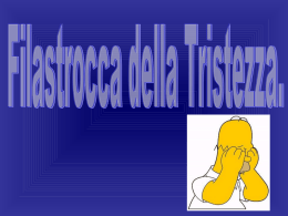 Filastrocca della tristezza