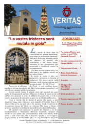 “La vostra tristezza sarà mutata in gioia” mutata in gioia”