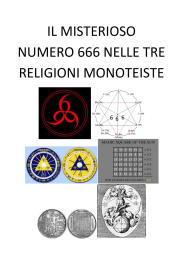 il misterioso numero 666 nelle tre religioni monoteiste