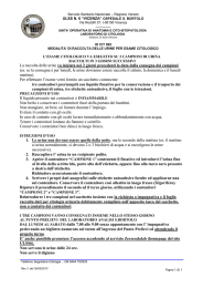 Esame citologico delle urine: istruzioni