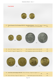 MONETE DI CASA SAVOIA DAL MEDIOEVO AL XX SECOLO