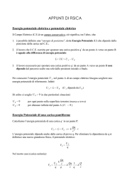 Energia potenziali elettrica e potenziale elettrico