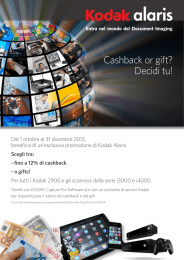 Cashback or gift? Decidi tu! - Document Imaging Solutions Partnersite