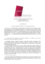 La Repubblica riconosce i diritti della famiglia, società naturale