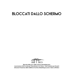 bloccati dallo schermo