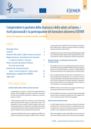 Comprendere la gestione della sicurezza e della salute - EU-OSHA