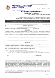 Comunicazione variazione non sostanziale del soggetto autorizzato