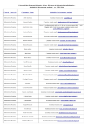 Modalità ricevimento studenti Inf Pediatrica 2015-2016