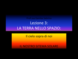 i Pianeti - cds centro di divulgazione scientifica